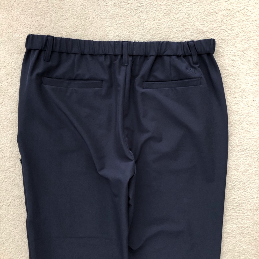 Men's Casual Pants In Navy Blue - Picture 6 of 9